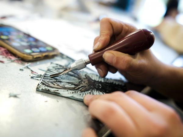 Teen Night Block Printing 101 at the Sun Valley Museum of Art