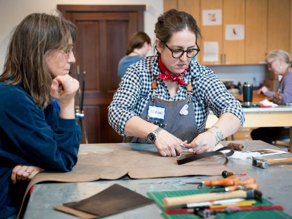 Morgan Buckert Leather Tote Bag Workshop